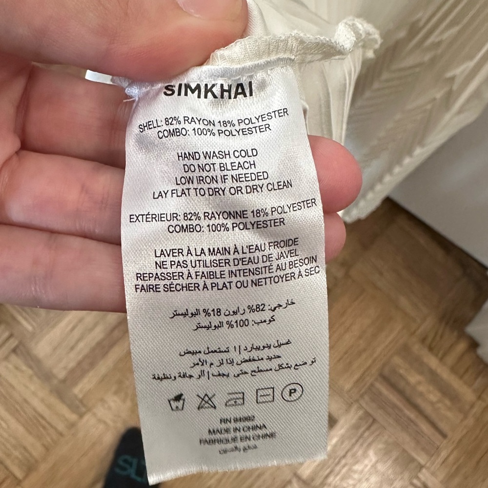 SIMKHAI Damoni Pleated Midi Dress - Picture 11 of 11